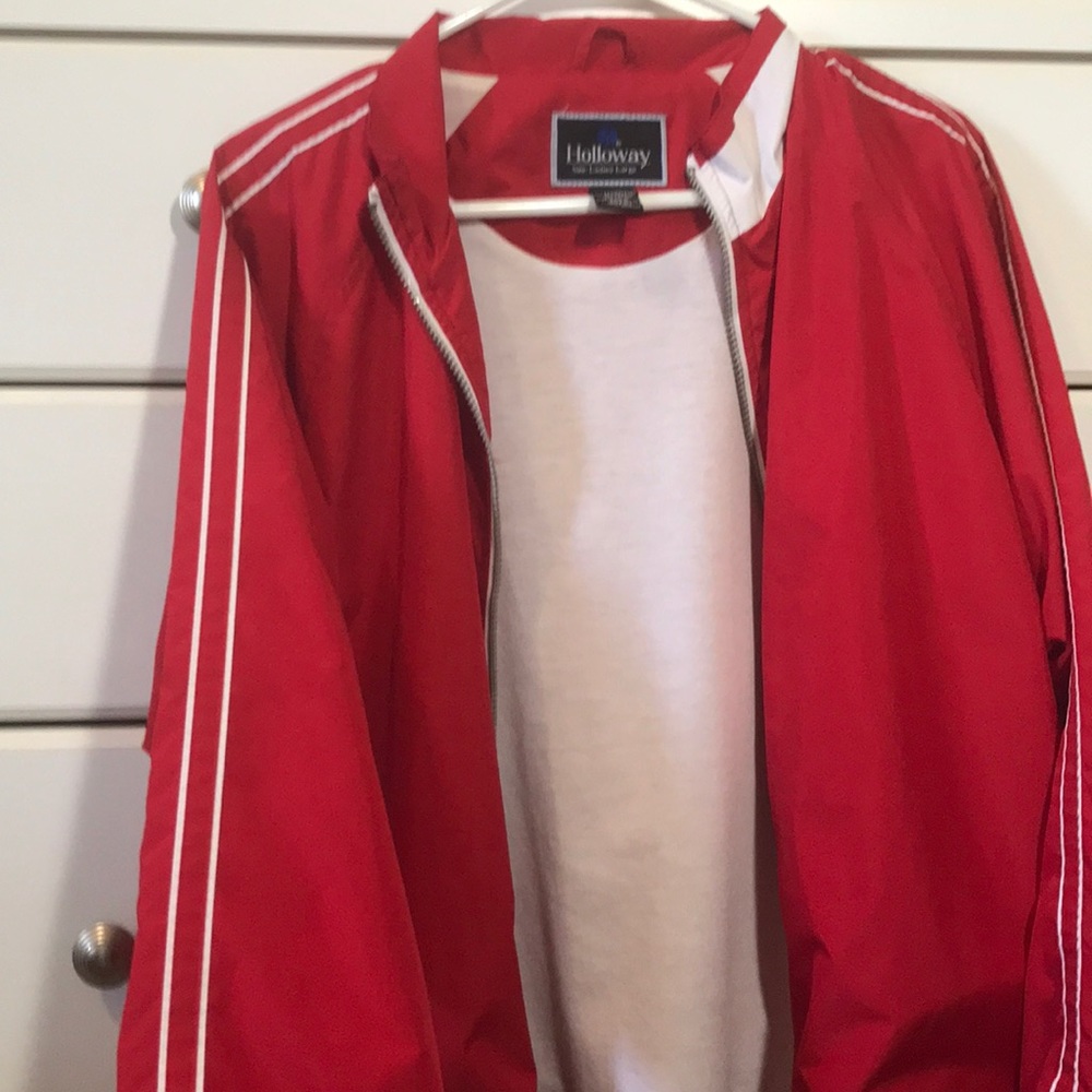 Vintage Red Windbreaker